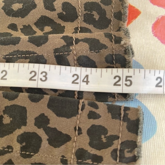 Sanctuary Animal Print Jacket Cheetah Collared Long Sleeve Button Up Pockets M - Picture 12 of 12